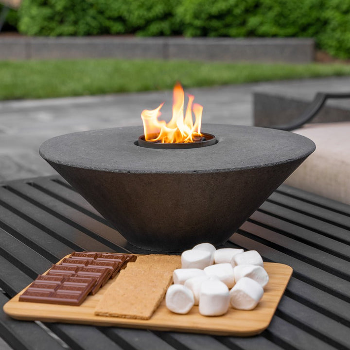 Concrete Cone Fire Feature | Outdoor Table Top Fire Pit