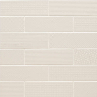Crema Mix, 4" x 12" Ceramic Tile | Kitchen Backsplash Tile by MSI