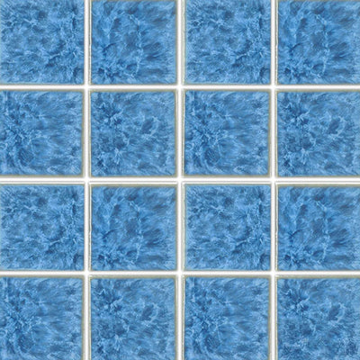 Crystal Blue, 3" x 3" | TITAN-331 | Fujiwa Porcelain Pool Tile