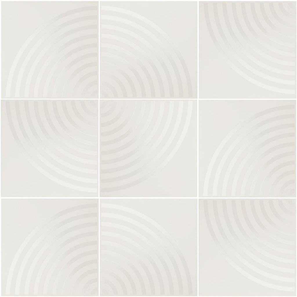 Currents Foam, 8" x 8" Porcelain Tile | Kitchen, Bath, & Pool Tile 