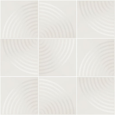 Currents Foam, 8" x 8" Porcelain Tile | Kitchen, Bath, & Pool Tile 