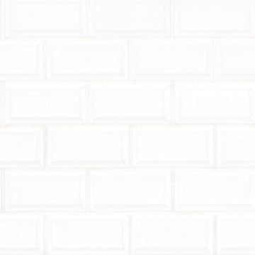 Domino Beveled White, 2" x 4" | Porcelain Kitchen & Bath Tile by MSI