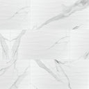 Dymo Statuary Wavy White, 12" x 24" - Ceramic Tile
