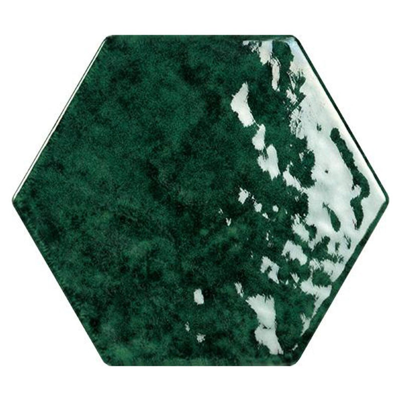 Esamarine Verde, Hexagon Ceramic Tile | Kitchen & Bathroom Tile