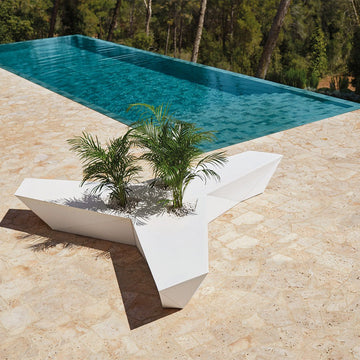 Faz Bench by Vondom | Luxury In-Pool and Patio Furniture