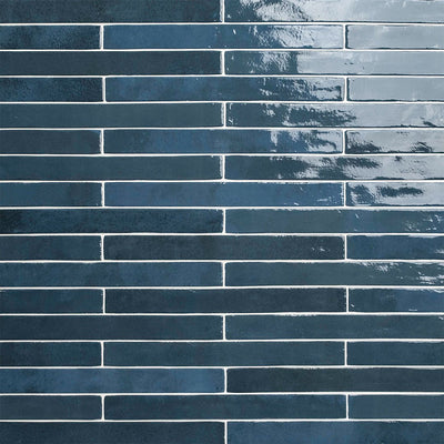 Flamenco Hale Navy, 2" x 18" Porcelain Tile | MSI Wall Tile