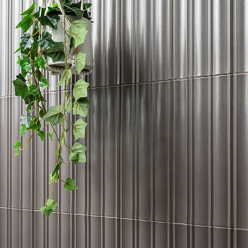 Folk Charcoal, 7" x 16" | Porcelain Kitchen and Bath Tile by MSI