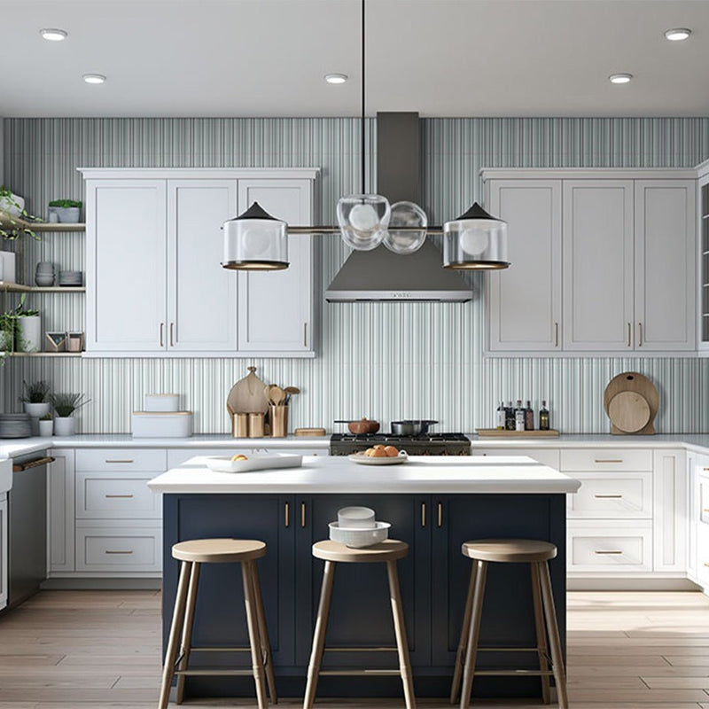 Folk Sky, 7" x 16" | Porcelain Kitchen and Bath Tile by MSI