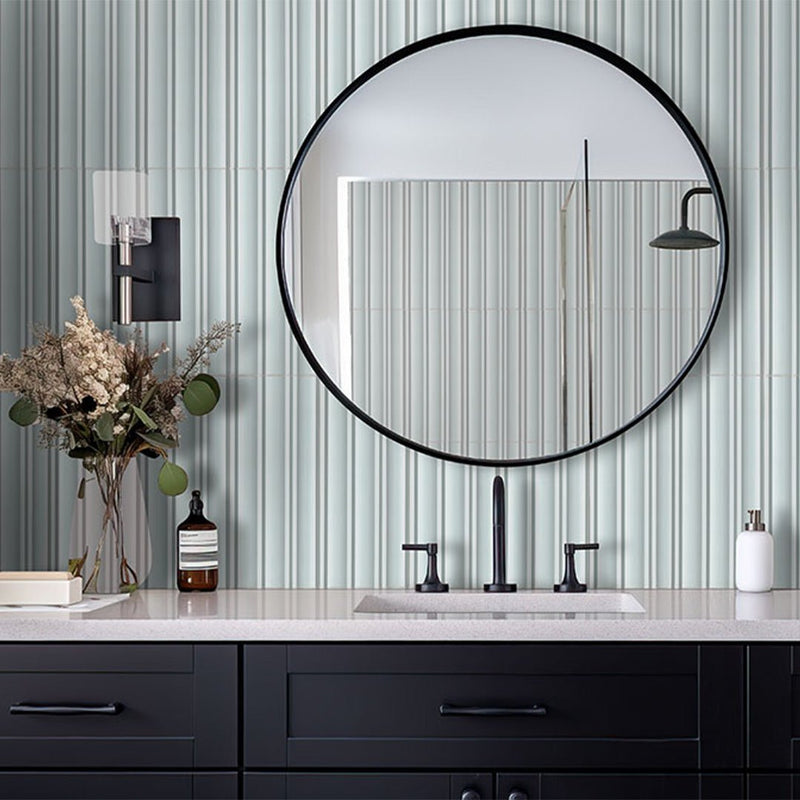 Folk Sky, 7" x 16" | Porcelain Kitchen and Bath Tile by MSI