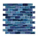 Gemstone Aquamarine, 1" x 2" - Glass Tile
