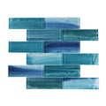 Gemstone Aquamarine, 2" x 6" - Glass Tile