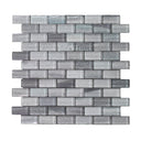 Gemstone Silver, 1" x 2" - Glass Tile