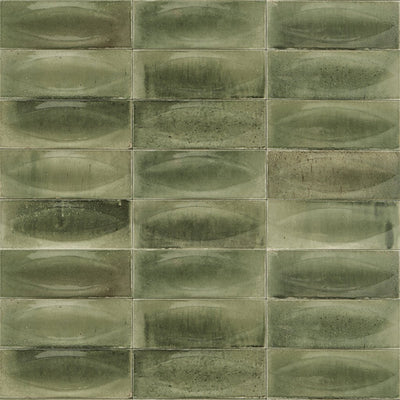 Giada Glossy, 3" x 8" Eye Deco | EMCGLEEGIADEYE | Porcelain Pool Tile