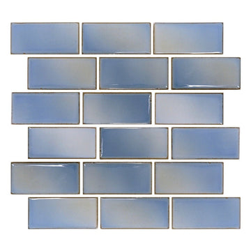 Glacier Blue, 2" x 4" | VINTA-242 | Porcelain Pool Tile
