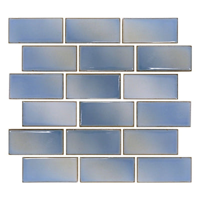 Glacier Blue, 2" x 4" | VINTA-242 | Porcelain Pool Tile