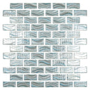 Glitter Grey, 1" x 2" - Glass Tile