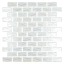 Glitter White, 1" x 2" - Glass Tile