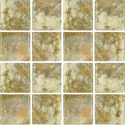 Gold, 3" x 3" | JOYA-303 | Fujiwa Porcelain Pool Tile