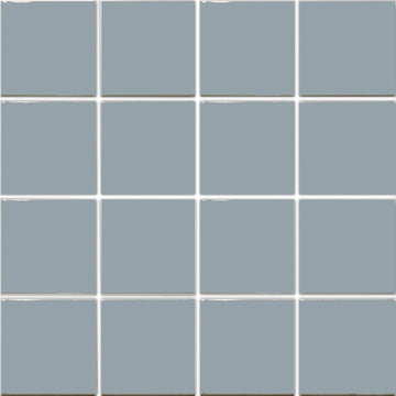 Gray, 3" x 3" | VIP-703 | Fujiwa Porcelain Pool Tile