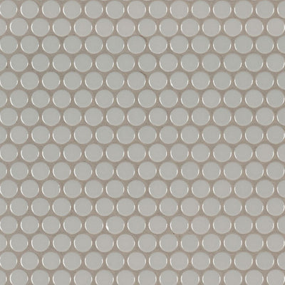 Gray, Penny Round Mosaic | Porcelain Tile by MSI | SMOT-PT-PENRD-GRAY
