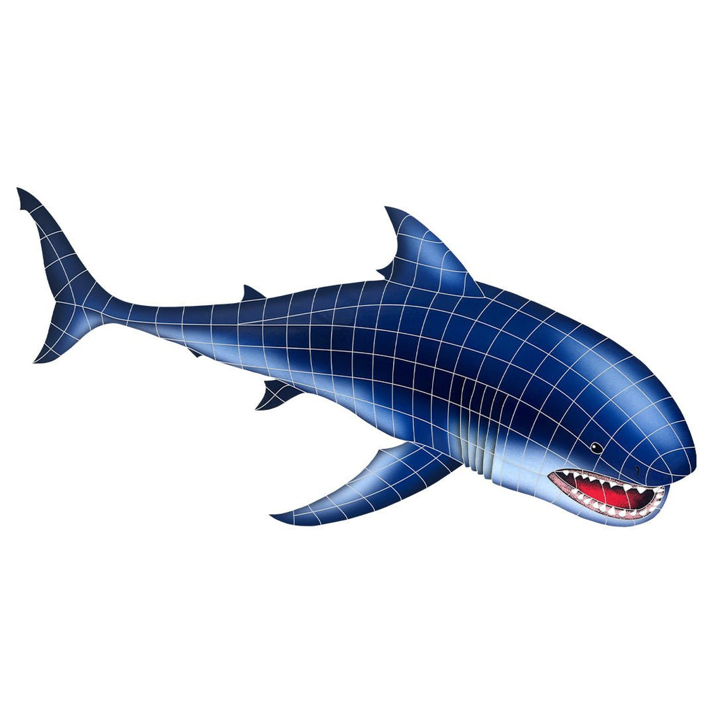 Great White Shark | GWSL | Pool Mosaic by Artistry in Mosaics