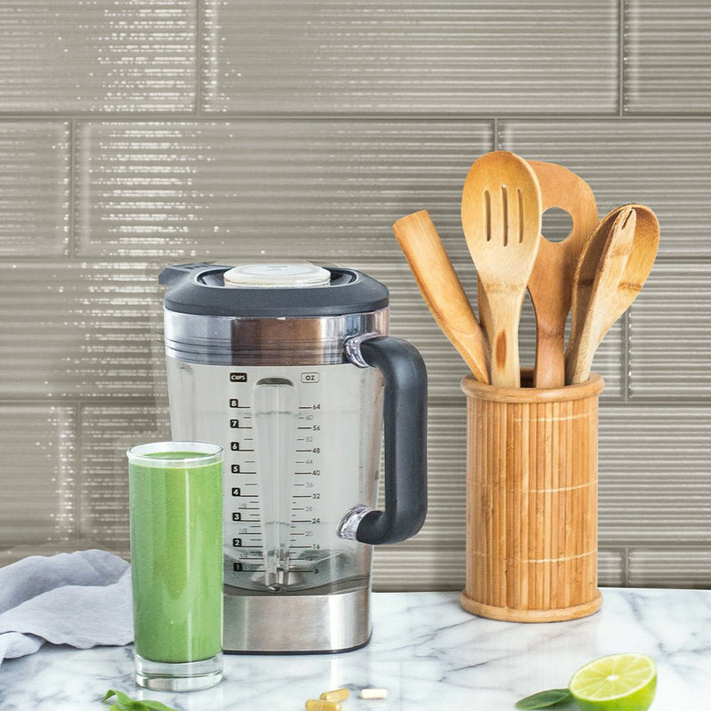 Grigio Groove, 4" x 12" Porcelain Tile | Floor & Wall Tile by IWT