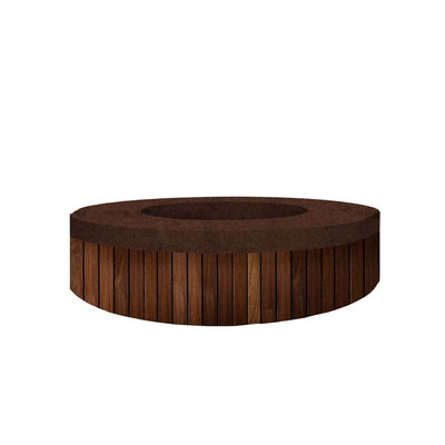 Hampton Fire Table, Cafe | Outdoor Gas Fire Pit by Prism Hardscapes