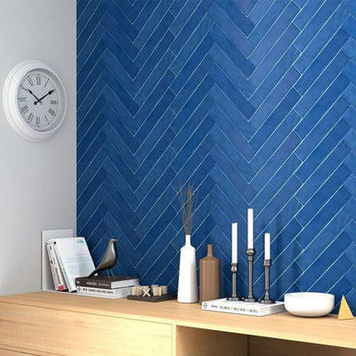 High Tide, 2" x 10" Ceramic Tile | Zellige-Look Backsplash Tile