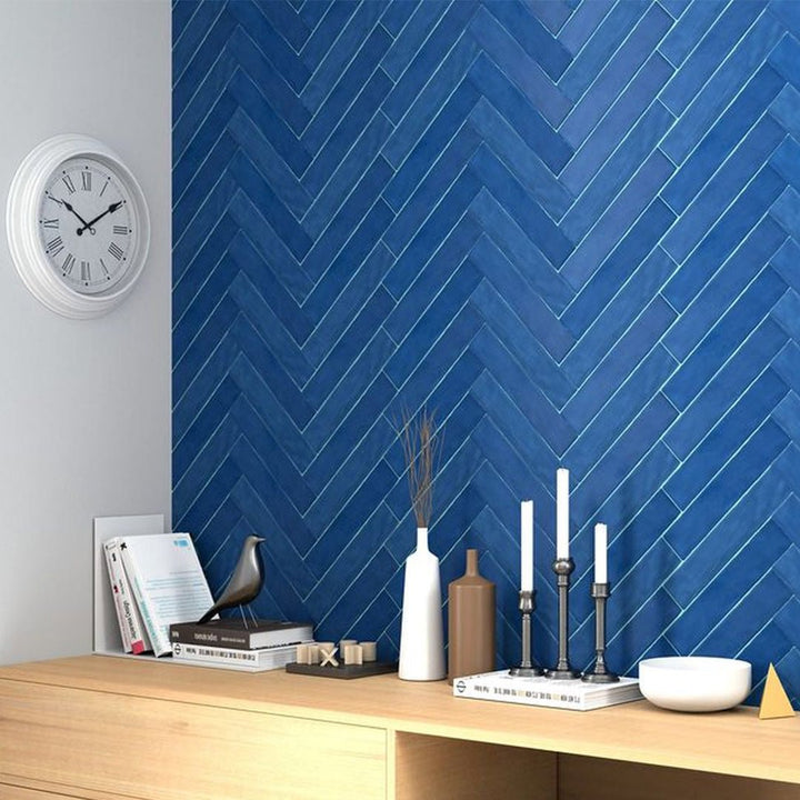 High Tide, 2" x 10" Ceramic Tile | Zellige-Look Backsplash Tile