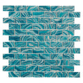 High Tide Teal, 1" x 2" - Glass Tile