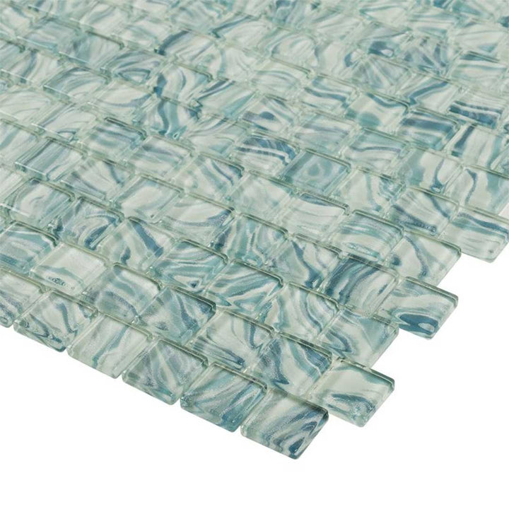 High Tide Turquoise, 1" x 1" Glass Tile | Anthology Pool & Spa Tile