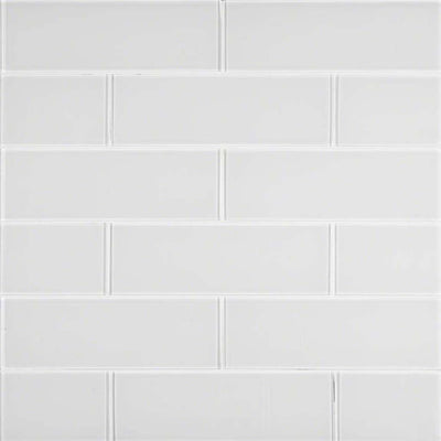 Ice, 4" x 12" Glass Tile | Subway Kitchen and Bath Tile by MSI