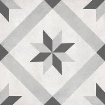 Ice Compass, 8" x 8" Porcelain Tile | ANAFORMICECOMP | IWT Tile