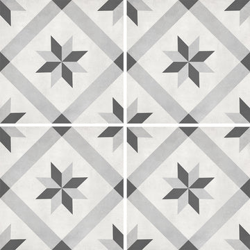 Ice Compass, 8" x 8" Porcelain Tile | ANAFORMICECOMP | IWT Tile