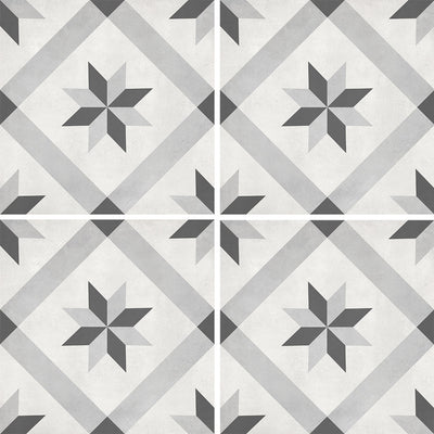 Ice Compass, 8" x 8" Porcelain Tile | ANAFORMICECOMP | IWT Tile