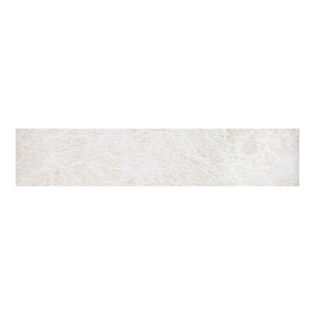 Ice White Glossy, 6" x 24" Porcelain Tile | Pool Waterline Tile