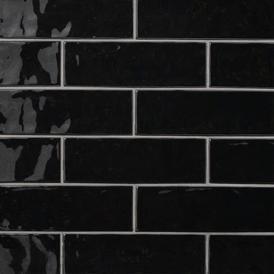 Ink Mix, 4" x 12" Ceramic Tile | Kitchen Backsplash Tile by MSI