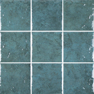 Jade, 6" x 6" Porcelain Pool Tile | CRBREEFJADE6 | Aquatica Waterline Tile