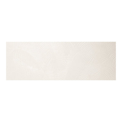 Kentia Crayon White Palm Deco, 12" x 36" - Ceramic Tile