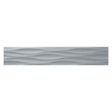 Krea Lullaby Ripple Deco, 4" x 16" Ceramic Tile | Backsplash Tile