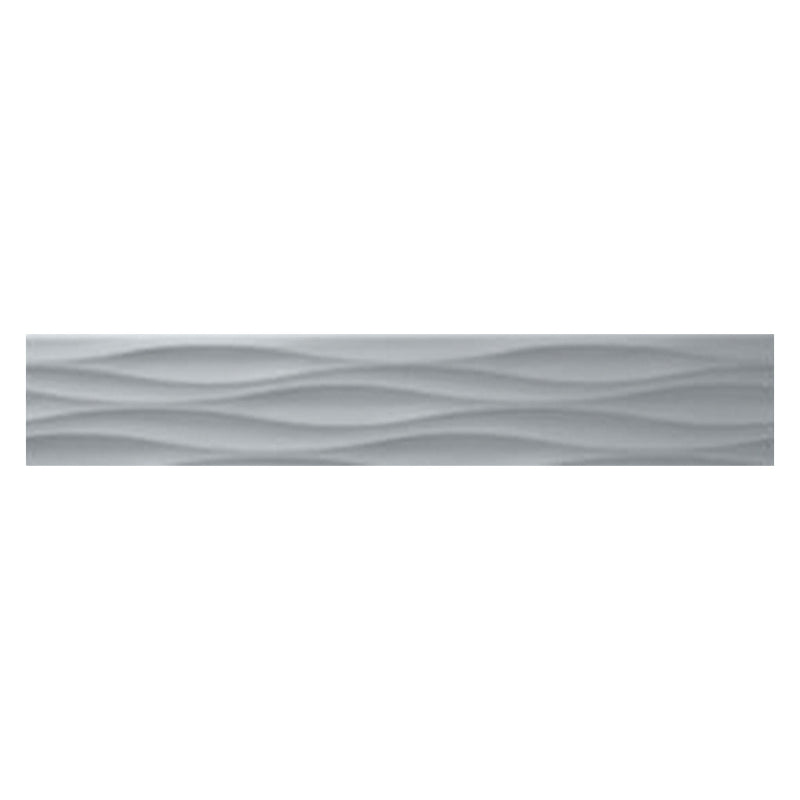 Krea Lullaby Ripple Deco, 4" x 16" Ceramic Tile | Backsplash Tile