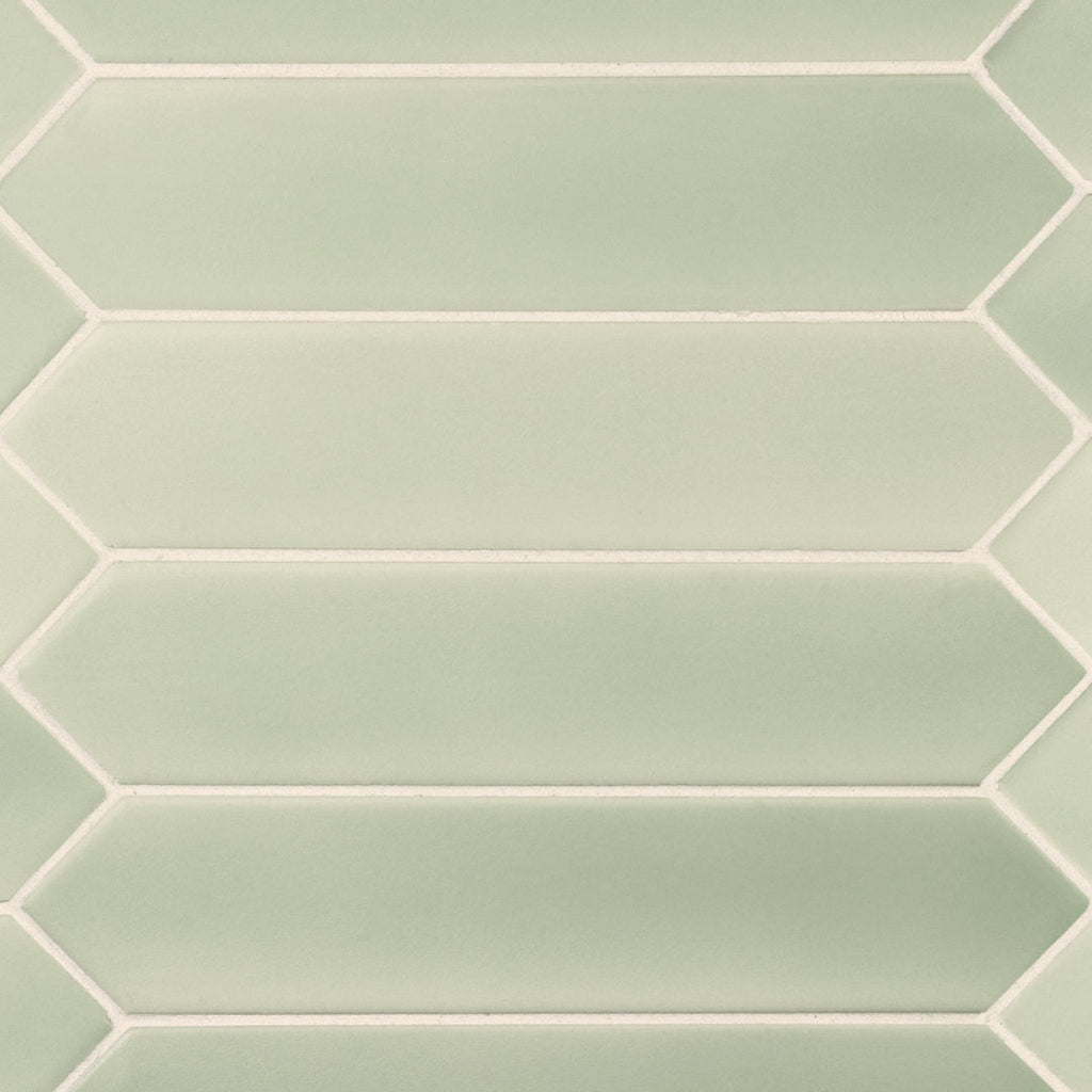 Lanse Mint Picket, 2" x 10" Ceramic Tile | Backsplash Tile