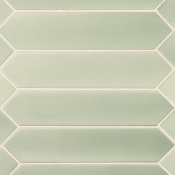 Lanse Mint Picket, 2" x 10" Ceramic Tile | Backsplash Tile