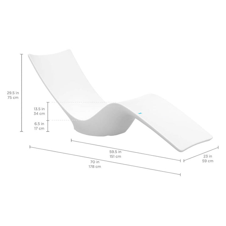 Ledge Lounger Autograph Chaise | Luxury Pool & Patio Furniture