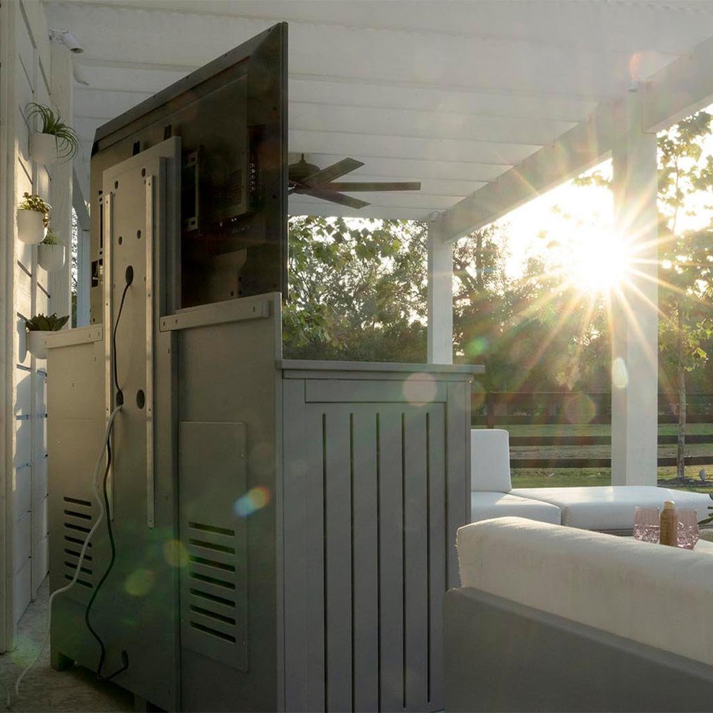Ledge Lounger Mainstay Bar Credenza | Outdoor Entertainment Center