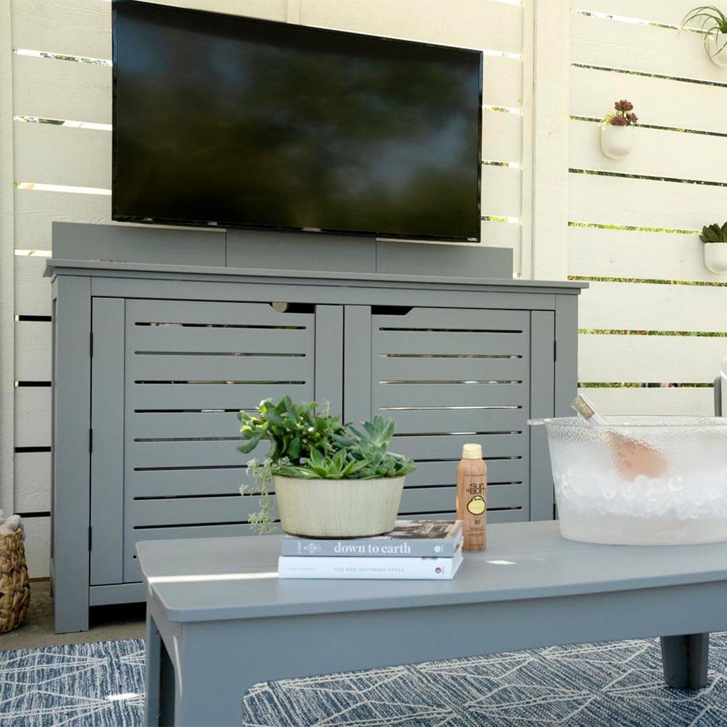 Ledge Lounger Mainstay Bar Credenza | Outdoor Entertainment Center