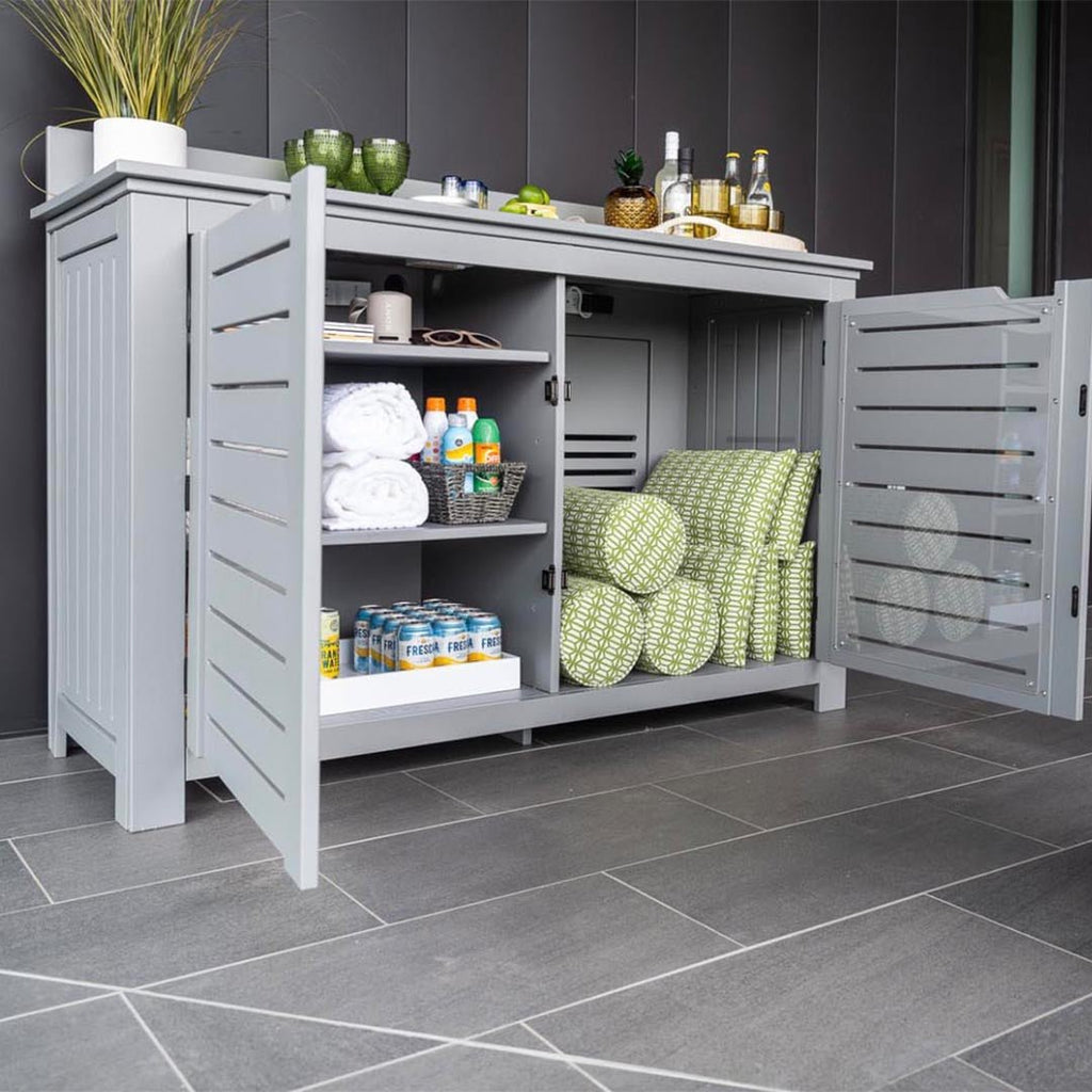 Ledge Lounger Mainstay Bar Credenza | Outdoor Entertainment Center