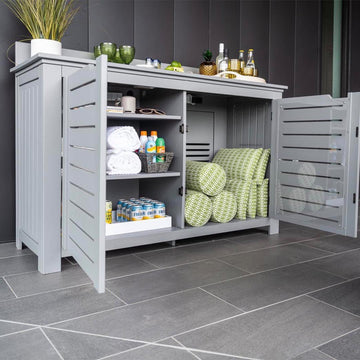 Ledge Lounger Mainstay Bar Credenza | Outdoor Entertainment Center