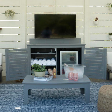 Ledge Lounger Mainstay Bar Credenza | Outdoor Entertainment Center