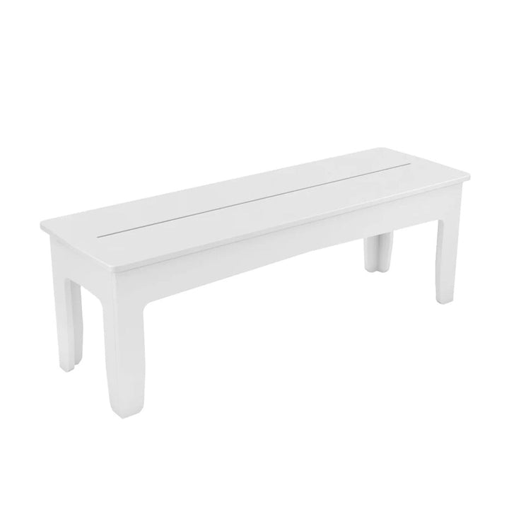 Ledge Lounger Mainstay Dining Bench | Patio Dining Furniture - White